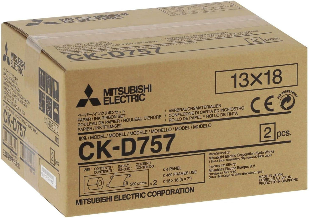 Mitsubishi CK-D 757 13x18cm 2x 230 Drucke