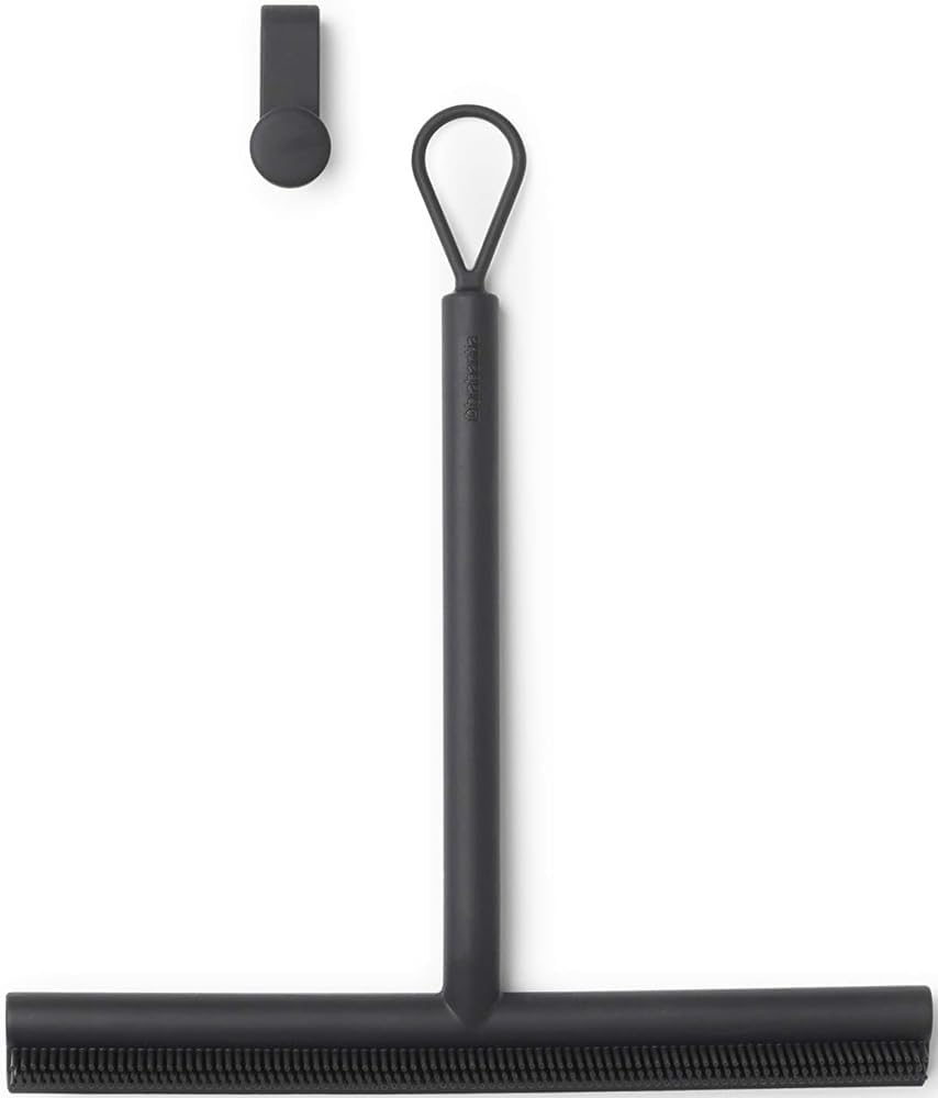 Brabantia Duschabzieher, Dunkelgrau, Einheitsgrösse Dark Grey, Dark Grey