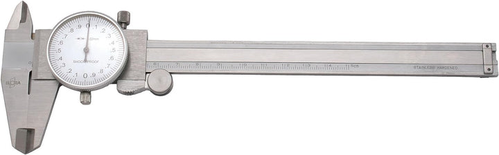 Elora 1515001000000 Präzisions-Uhrenmessschieber mit Feststellschraube, Messbereich 150 mm