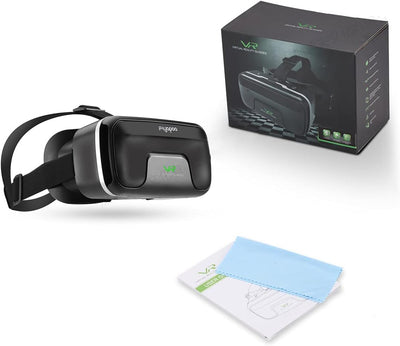 FIYAPOO VR Brille, VR 3D Virtual Reality Brille geeignet Für 3D Filme und Spiele,HD VR 3D Brille für