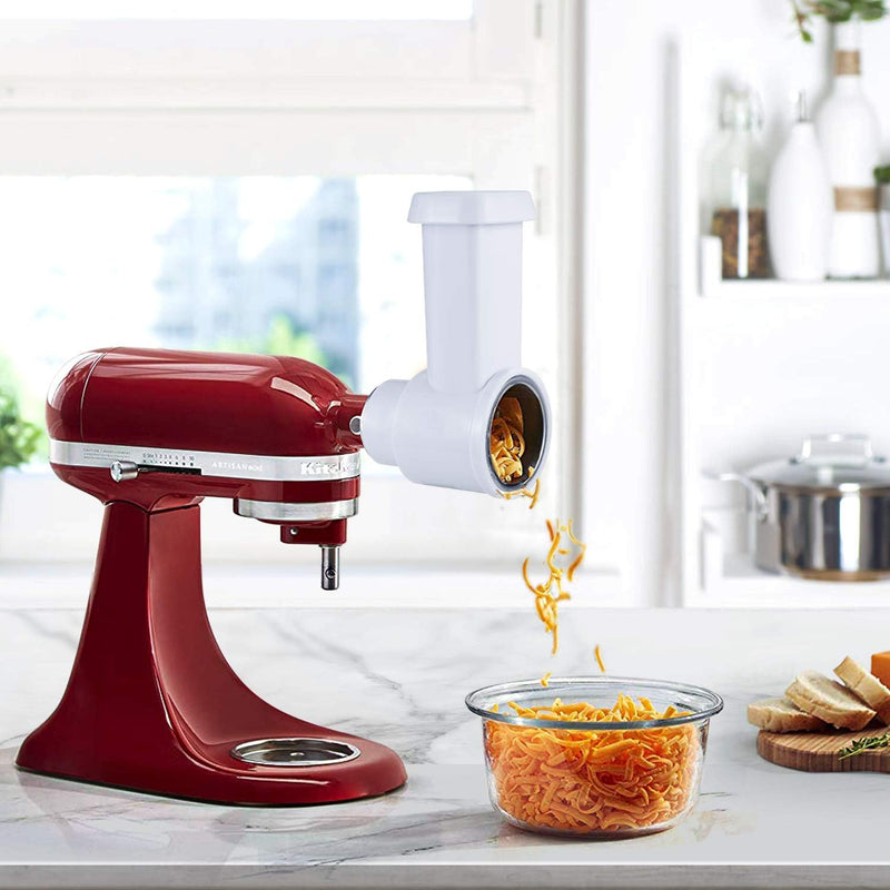 Zerkleinerer-Aufsatz für KitchenAid/PHISINIC Küchenmaschinen, Gemüsezerkleinerer, Käsereibe, Salatsc