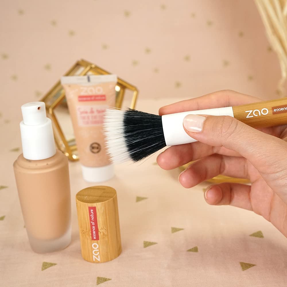Vegan Make Up - Vegane ZAO Silk Foundation Bio 30 ml – Schminke mit Sheabutter, Mandelöl & Jojobaöl