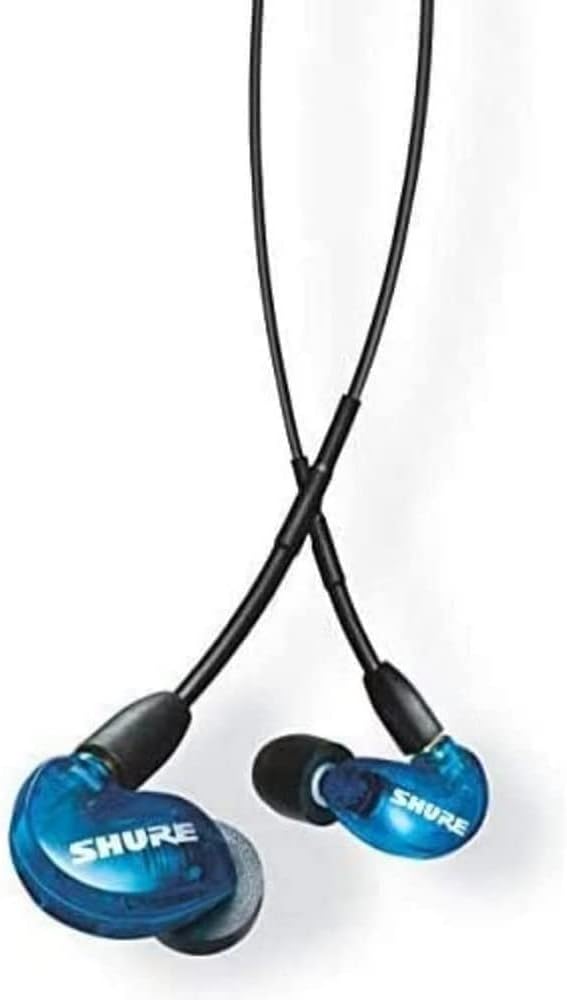 Shure AONIC 215 Wired Sound isolierende Ohrhörer, klarer Sound, Einzelfahrer, sichere In -Ear -Passf