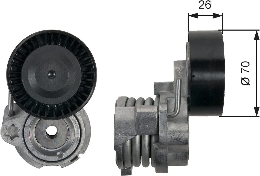 GATES DriveAlign Spannrolle T39148