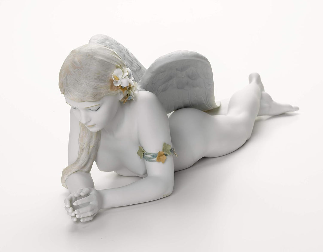 LLADRÓ Figur Bezaubernder Engel. Engel. Porzellan.