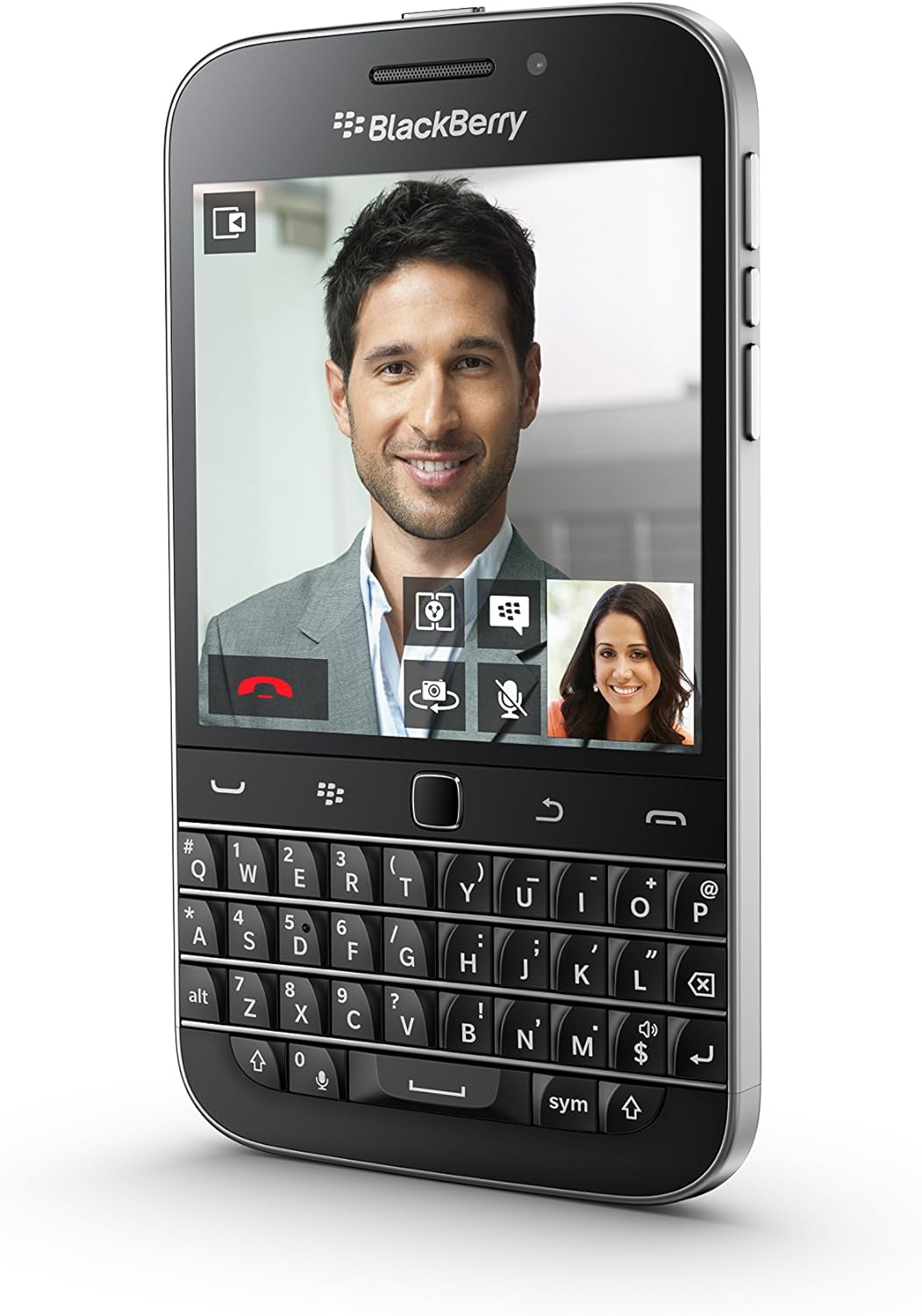 BlackBerry Classic entsperrtes Smartphone, Bildschirm: 8,89 cm (3,5 Zoll), Farbe: Schwarz, Import au