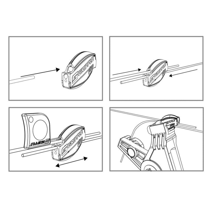 Kerbl 44707 Gripple-Drahtverbinder Stahldraht Ø 1,4 - 2,2 mm, 20 Stück Small – Ø 1,40 - 2,20 mm, Sma