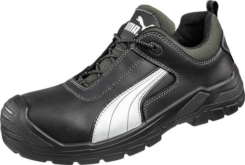 Puma Safety Sicherheitsschuhe Cascades Low S3 Scuff Caps 64.072.0, Schwarz, 44 44 EU, 44 EU