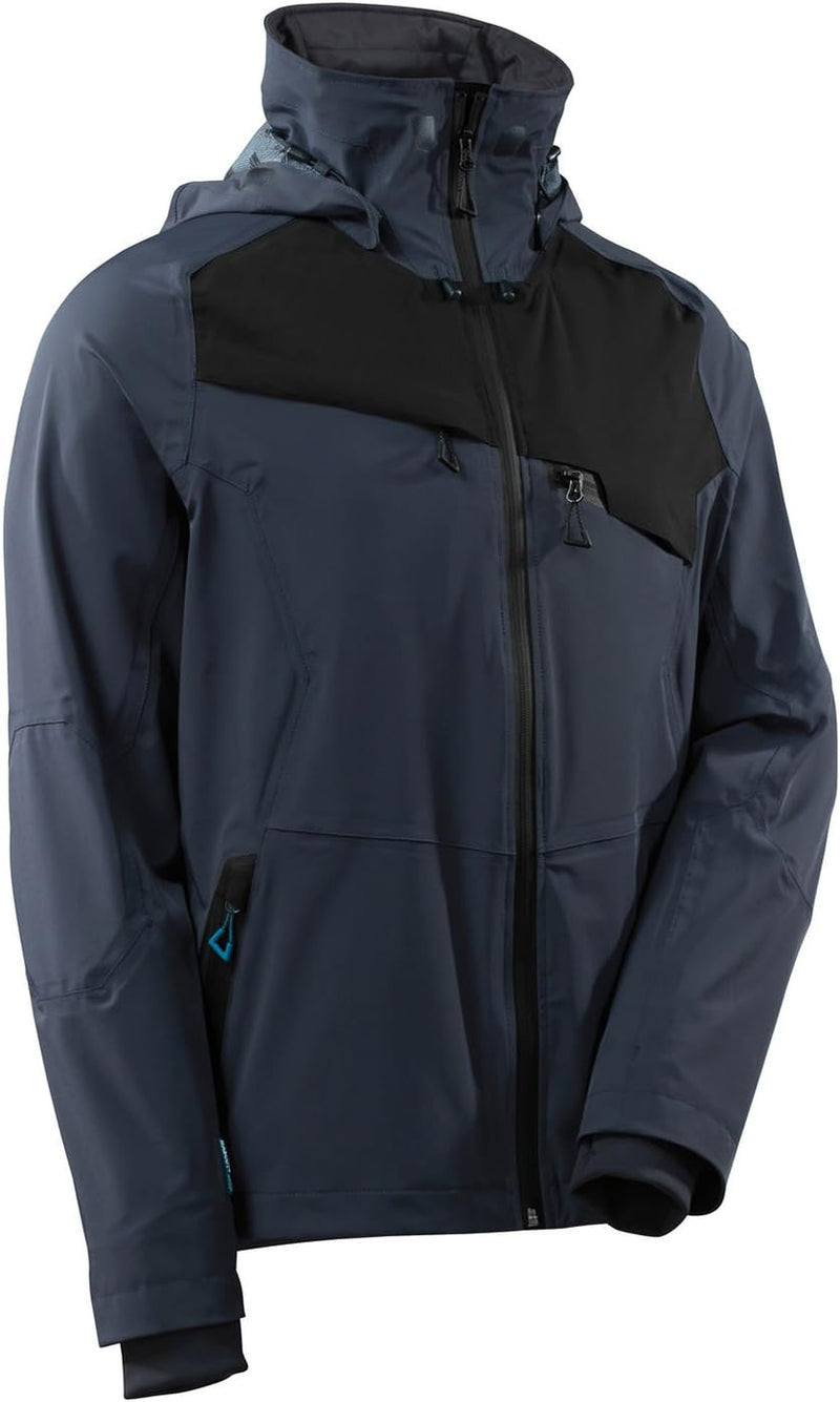 Mascot 17001-411-01009-XS Jacke "Advanced" wasserdicht Grösse in dunkel-marineblau/Schwarz, XS XS-5X