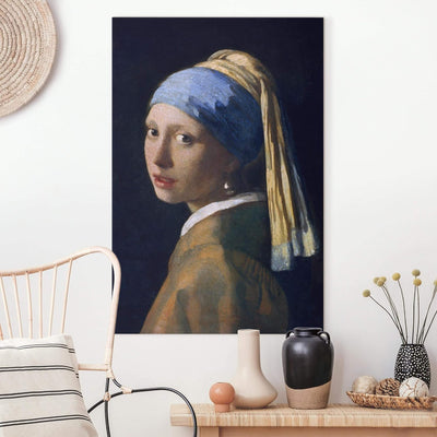 Bilderwelten Leinwandbild Jan Vermeer Van Delft Mädchen mit dem Perlenohrgehänge, 60 x 40 cm 60cm x