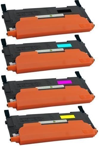 4X Rebuilt Toner für Samsung CLP-360N 365W CLX-3300 3305FN 3305FW ersetzt CLT-K406S CLT-C406S CLT-Y4