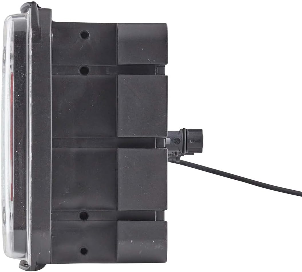 HELLA - Heckleuchte - Hybrid - 24V - Anbau/geschraubt - Lichtscheibenfarbe: glasklar - Stecker: Easy
