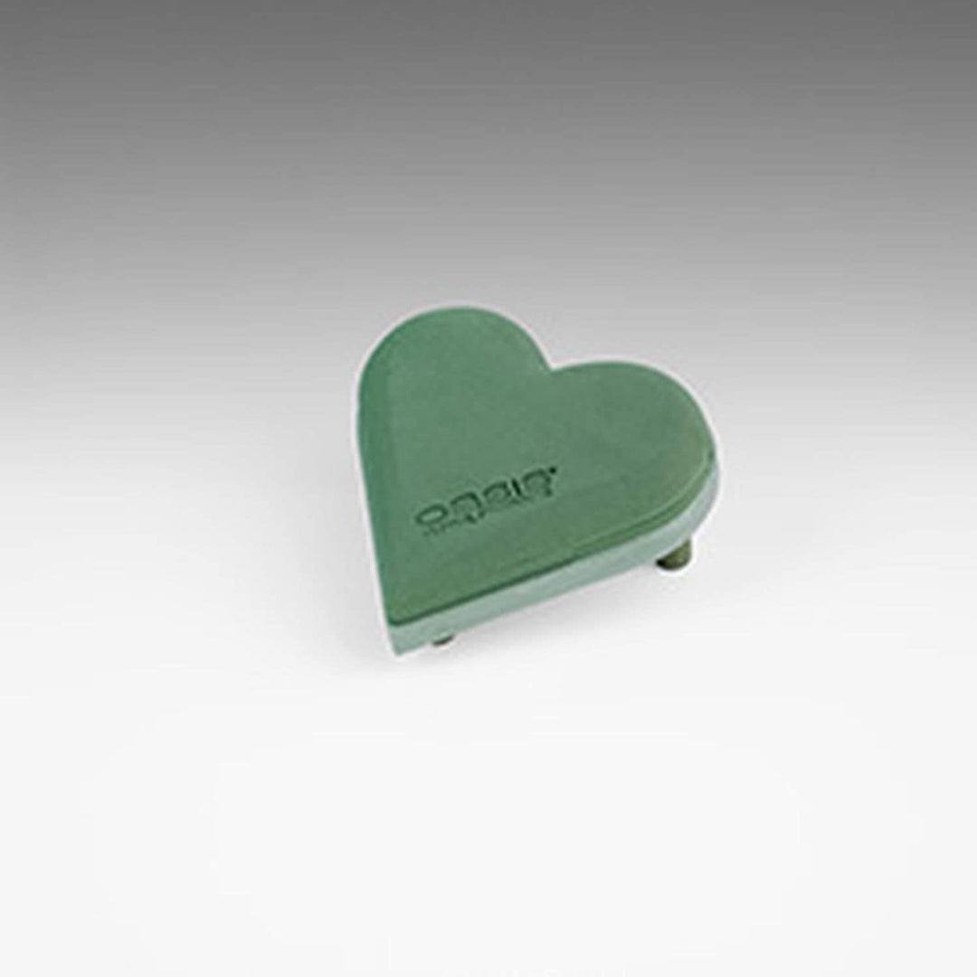 Flowerbox Oasis Steckschaum ECObase Herzen 19cm Steckmasse Steckschwamm - 2 Stück - inkl. Easy-Click