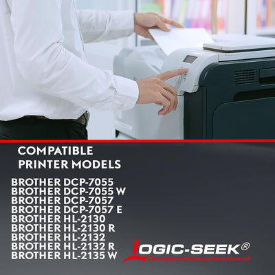 Logic-Seek 3 Toner kompatibel für Brother TN-2010 XL DCP-7055 7057 W HL-2130 2132 R W