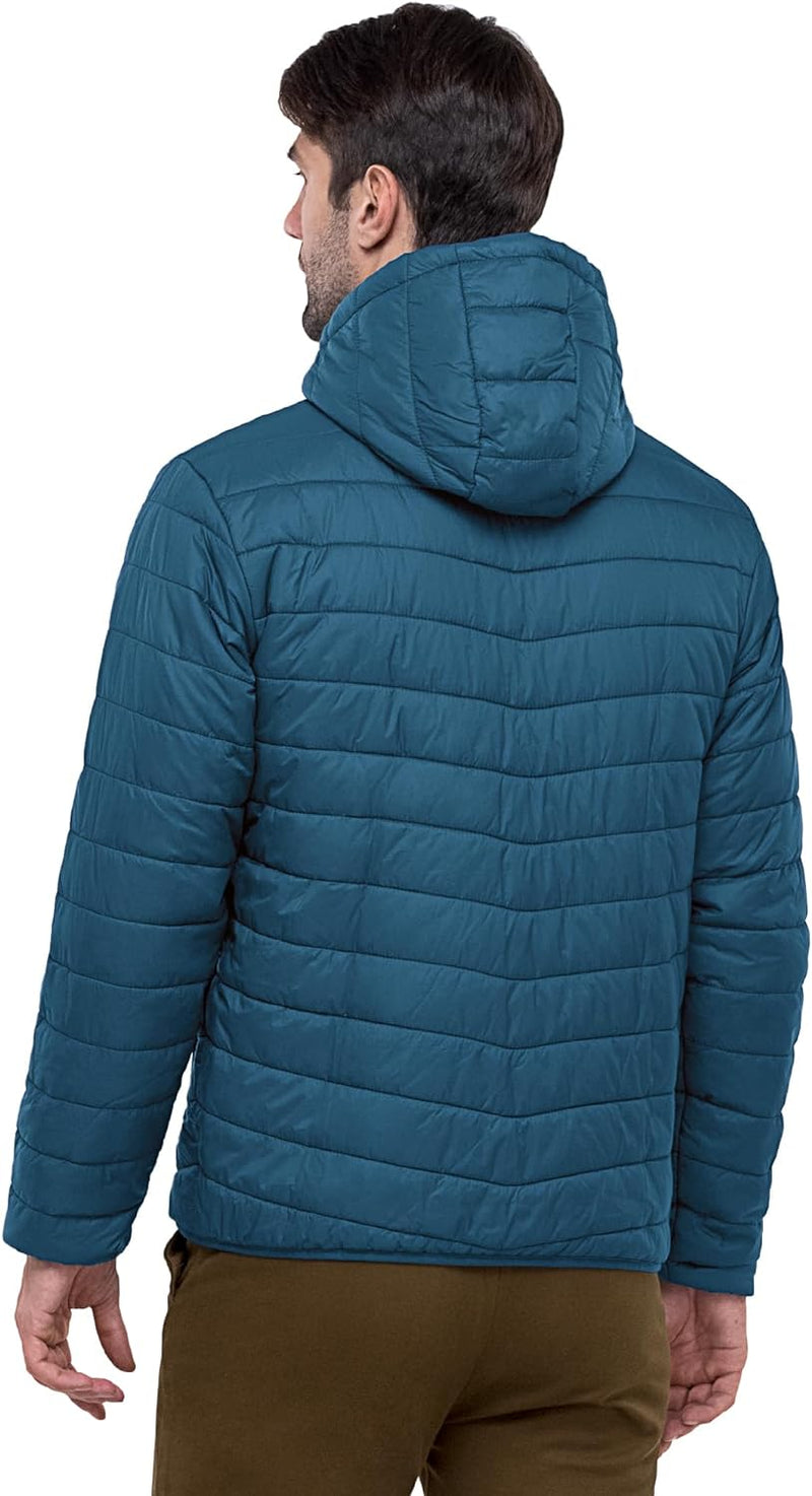 33,000ft Herren Leichte Steppjacke Outdoor Wasserbeständige Übergangsjacke Warme Winterjacke für Män