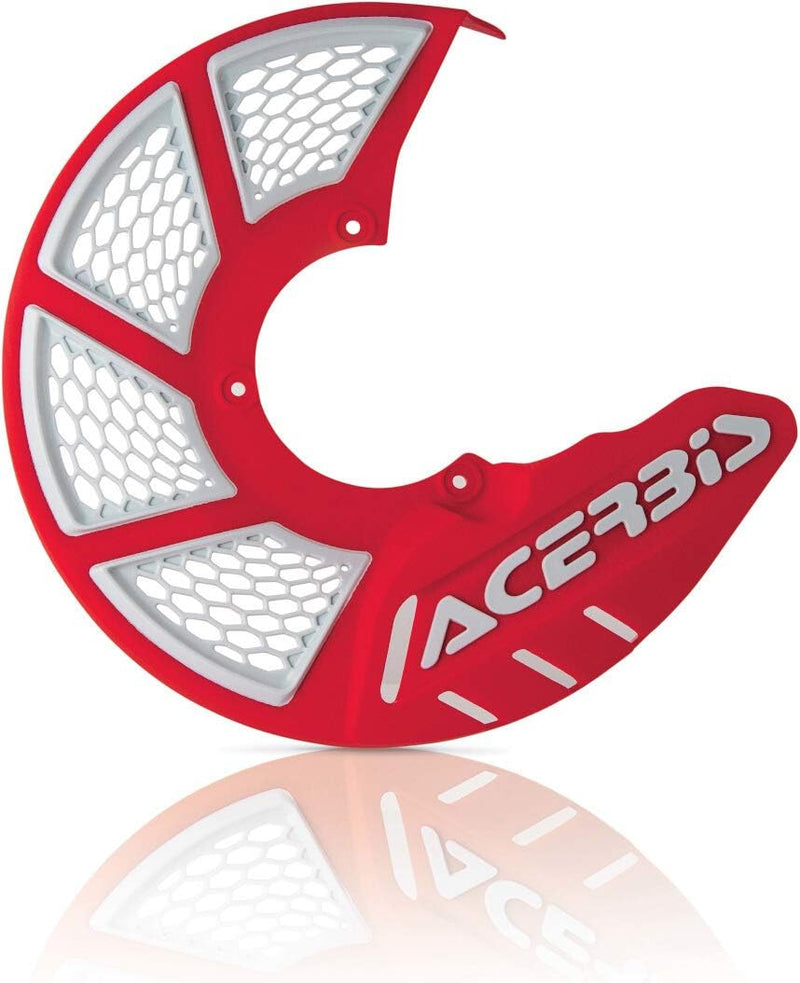 Acerbis X-Brake belüftete Vorderscheibenabdeckung (rot/weiss) rot / weiss, rot / weiss