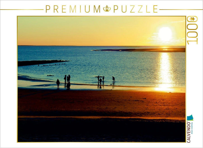 CALVENDO Puzzle Einfach Borkum 1000 Teile Lege-Grösse 64 x 48 cm Foto-Puzzle Bild von Reinhold Herrm