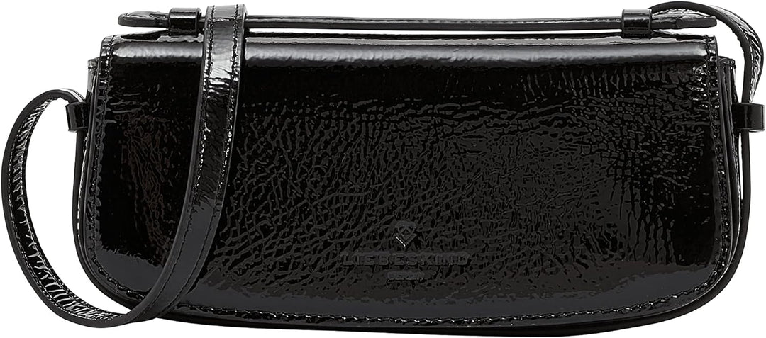 Liebeskind Berlin SADIE NAPLACK Crossbody, Extra Small (HxBxT 10cm x 21cm x 4cm), Black