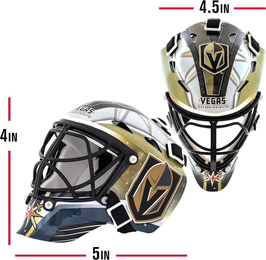 Franklin Sports Eishockey-Sammelartikel Torwart-Helm Mini, Design: Logo Einer NHL-Mannschaft Vegas G