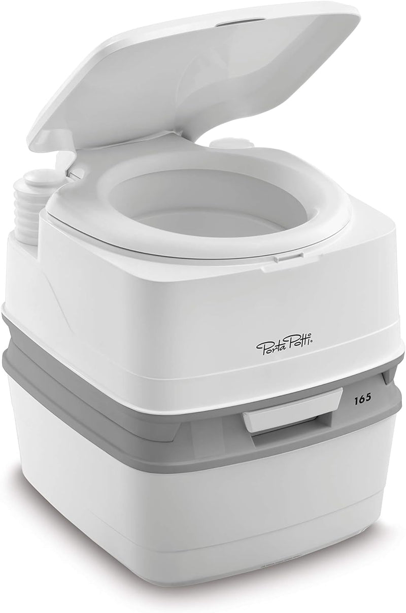 Thetford 92814 Porta Potti 165 Tragbare Toilette Qube, Wei -Grau 414 x 383 x 427 mm, Normal, 9108139