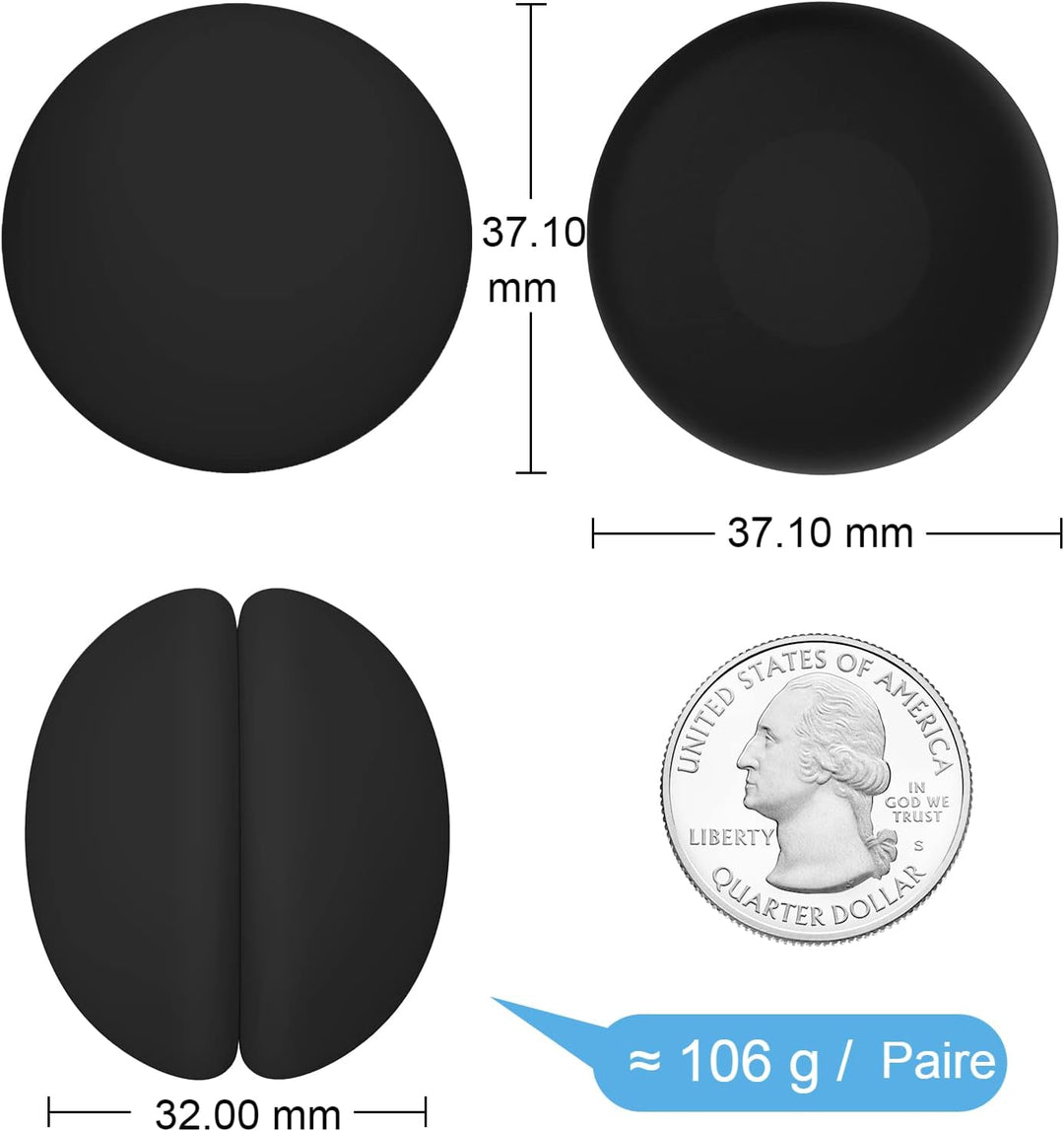 VANZAVANZU Duschvorhang Gewichte, Niemals Rost Duschvorhang Magnete, Silikonbeschichtete Magnete Tis