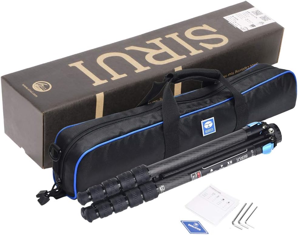 SIRUI ST-125 Wasserdichtes Carbonstativ mit kompakter Dreieckssäule, Professionelles leichtes DSLR-K