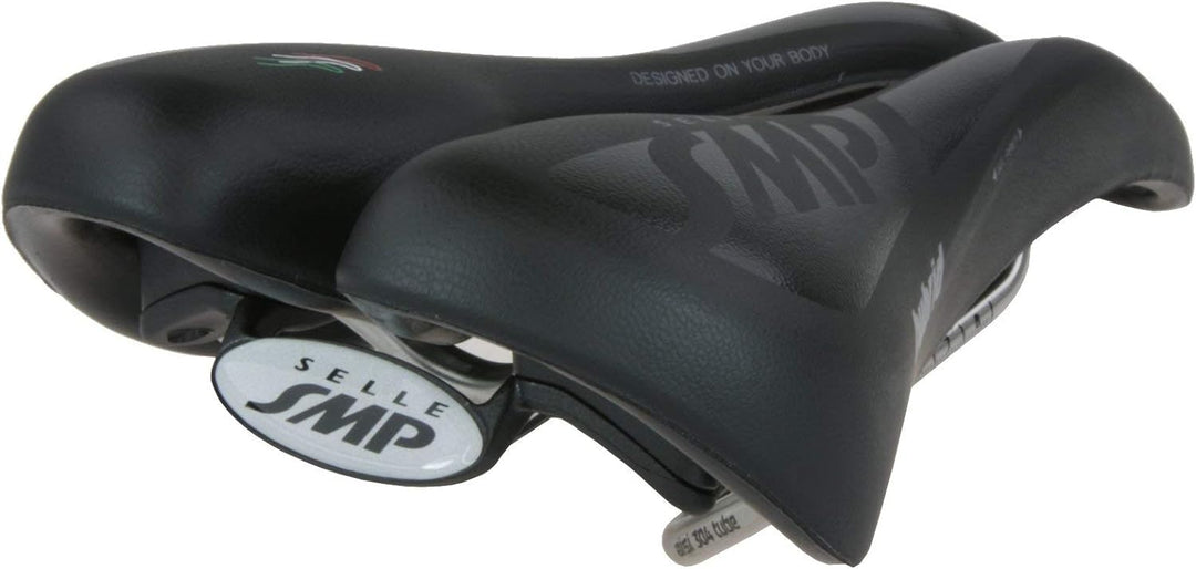 SMP Unisex – Erwachsene Hybrid Gel Sattel, Schwarz, Einheitsgrösse