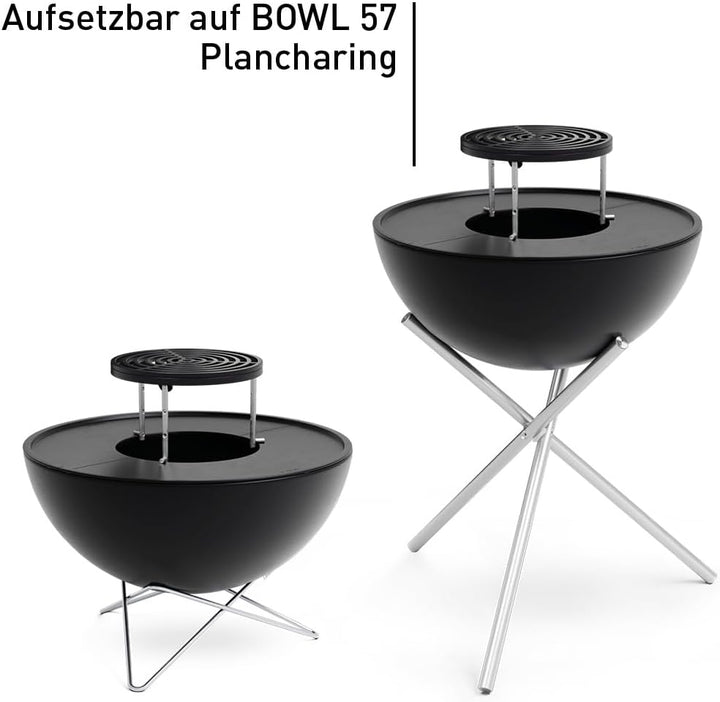 höfats - Bowl 57 Sear Grate - Gussrost Ø 26 für zusätzliche Grillfläche auf Bowl 57 mit Plancha Ring