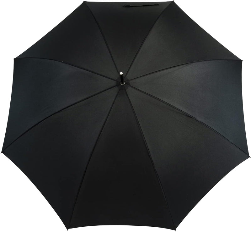 Doppler XXL Golfschirm - Partnerschirm Fiberglas mit Stabgriff - schwarz, schwarz