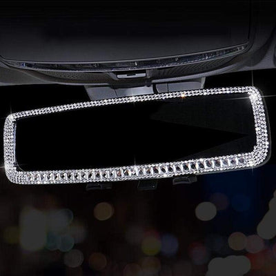 Universal Auto Rückspiegel,MoreChioce Glitzer Strass Rückspiegel Clip Auto Innenspiegel Toten Winkel