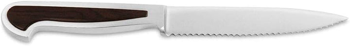 GÜDE Solingen - Tomatenmesser geschmiedet, 13 cm, Grenadill, DELTA, Handmade Germany, Braun