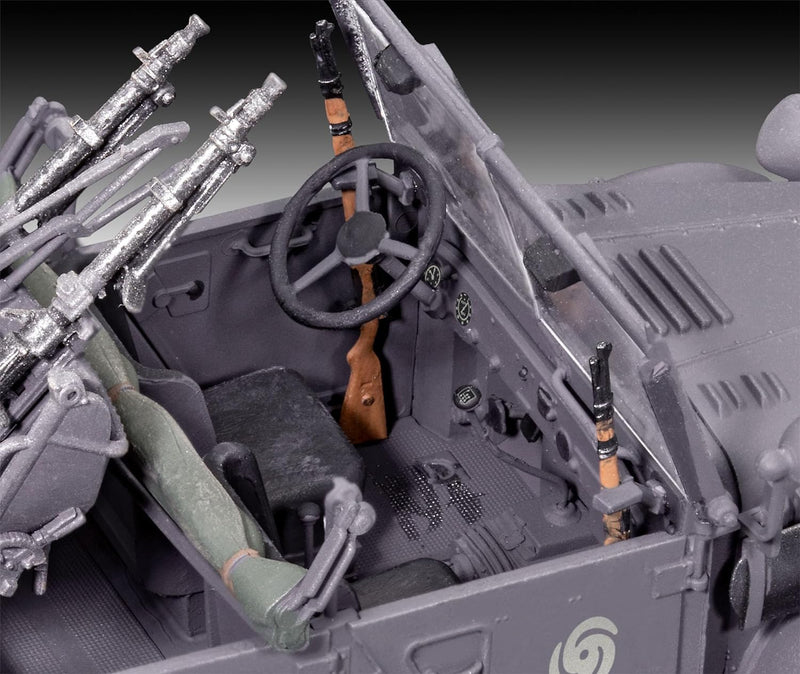 REVELL 03339 03339-Einheits PKW Kfz.4 Massstab 1:35 originalgetreuer Modellbausatz für Experten, unl