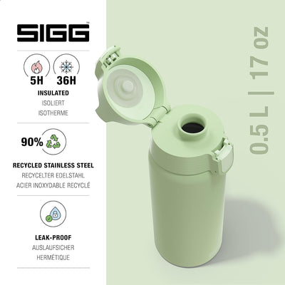 SIGG - Isolierte Trinkflasche - Shield Therm One Eco Green - Für kohlensäurehaltige Getränke geeigne