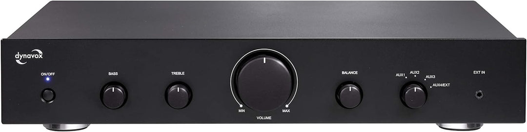 Dynavox Vollverstärker VT-60, Front-Anschluss für Smartphone, Tablet, oder z.B. MP3-Player, Standard