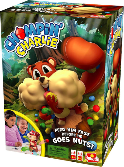 Chompin' Charlie Game - Feed The Squirrel Acorns and Race to Collect Them When They Scatter by Golia