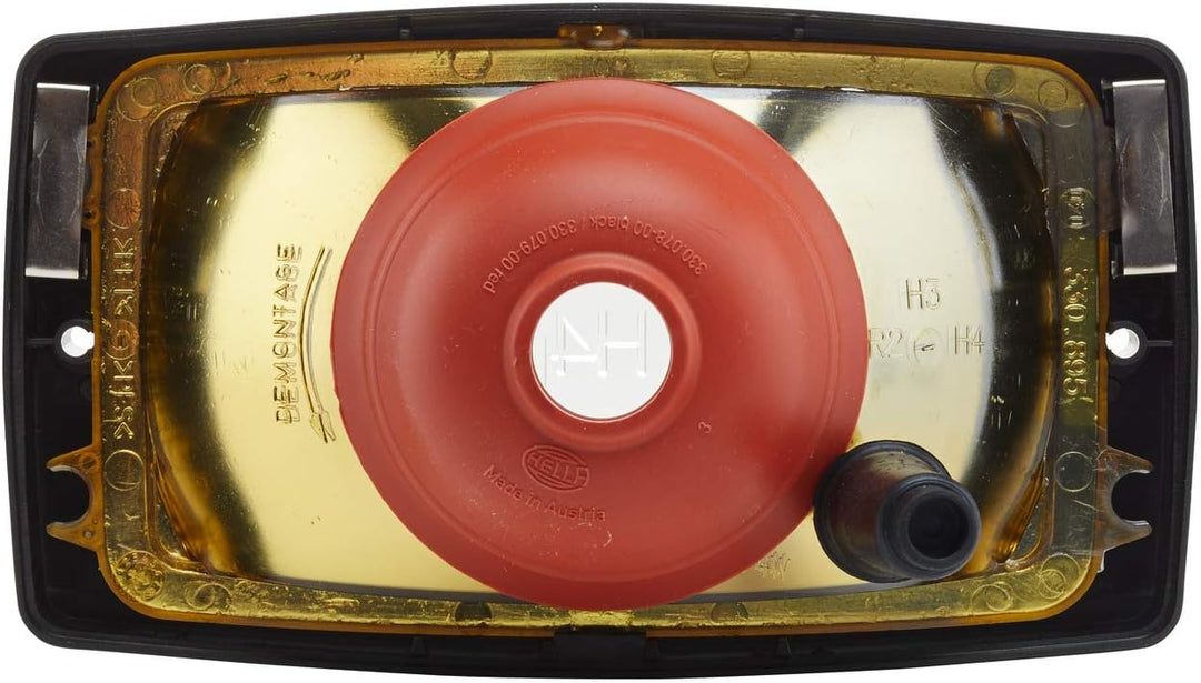 HELLA - Halogen-Hauptscheinwerfer - Modul 6213 - 12/24V - Einbau - Stecker: Flachstecker - links/rec