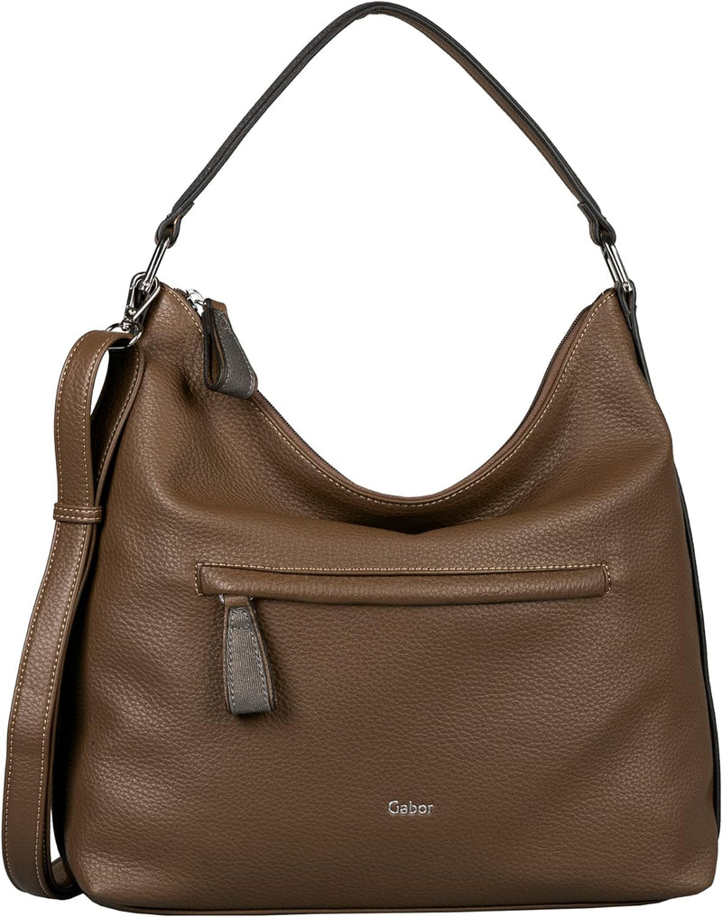 Gabor bags Anina Damen Hobo Bag Schultertasche Nougat, Nougat