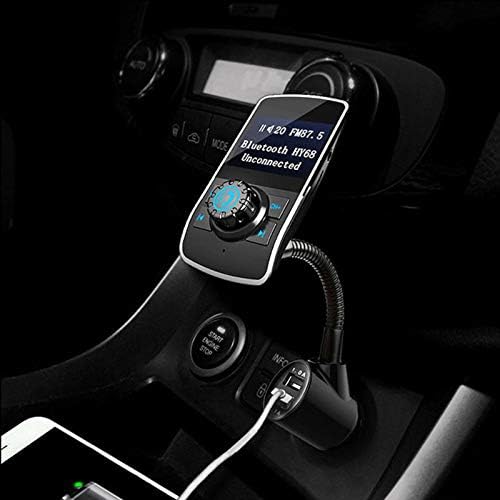 TOTMOX Wireless Bluetooth Transmitter FM, tragbarer Bluetooth-Audio-Stereo-Sender für das Auto Autol