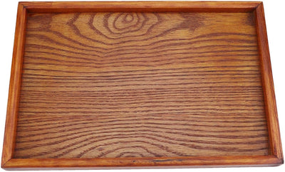 Tyenaza Holz Servierplatte Tablett Platte, Holzsteakplatten, solide natürliche rechteckige kleine Ho