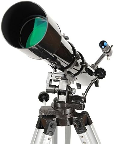 Skywatcher Evostar-90 (AZ-3) (90mm (3,5 Zoll), f/900) Refraktor Teleskop Silber