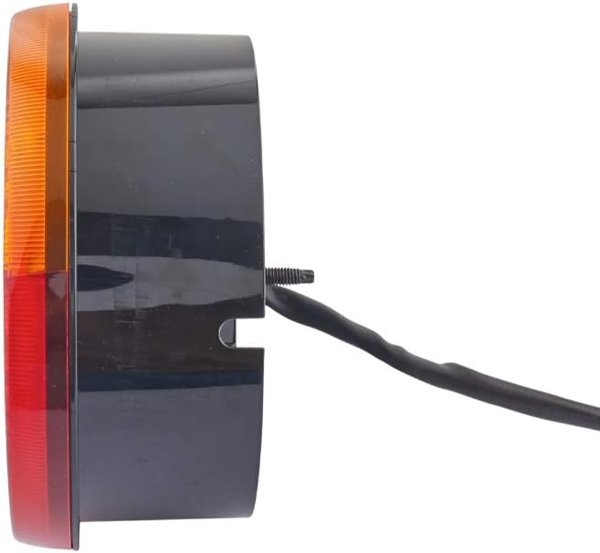 HELLA - Heckleuchte - Hybrid - 12V - Anbau/geschraubt - Lichtscheibenfarbe: rot/gelb - LED-Lichtfarb