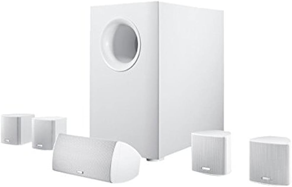 Canton Movie 95 Heimkinosystem (100/120 Watt) weiss (Set) Single, Single