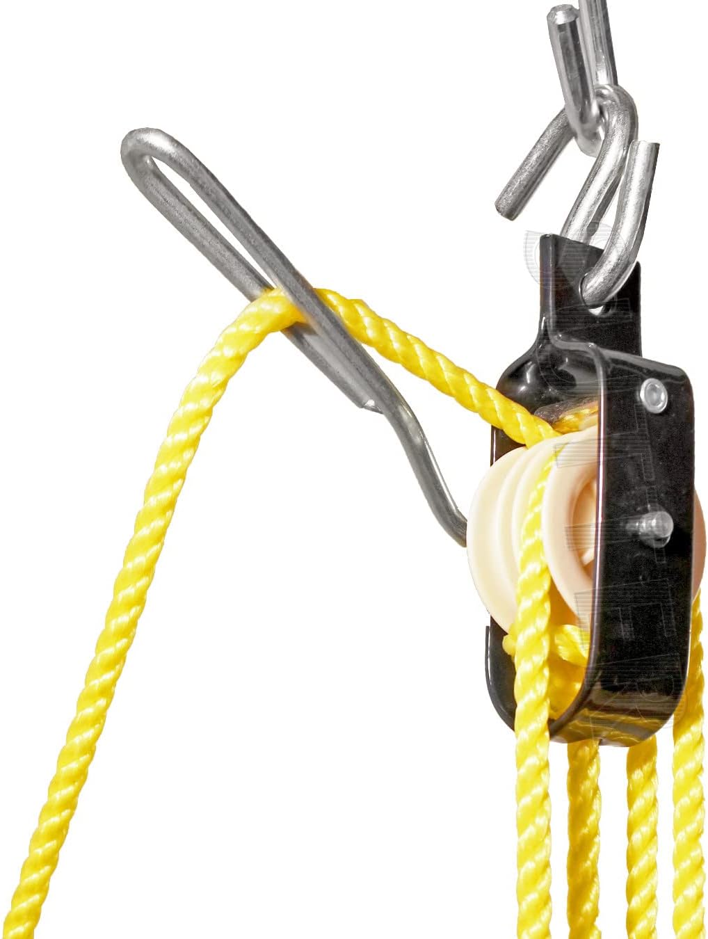 SUTTER Zerwirkgalgen und Wildbergegalgen mit Flaschenzug und Bremse - Tragekraft: 250 kg, Seillänge: