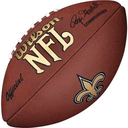 Wilson Sporting Goods NFL Team Logo Composite Fussball New Orleans Saints, New Orleans Saints