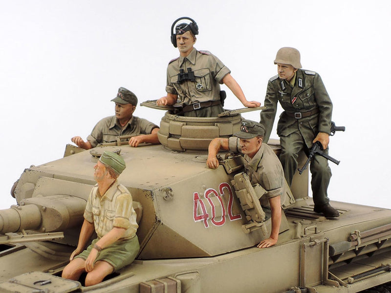 TAMIYA 25208 1:35 Dt. PzKpfw.IV AUSF.F m. Krad DAK - Modellbau, Plastik Bausatz, Hobby, Basteln, Kle