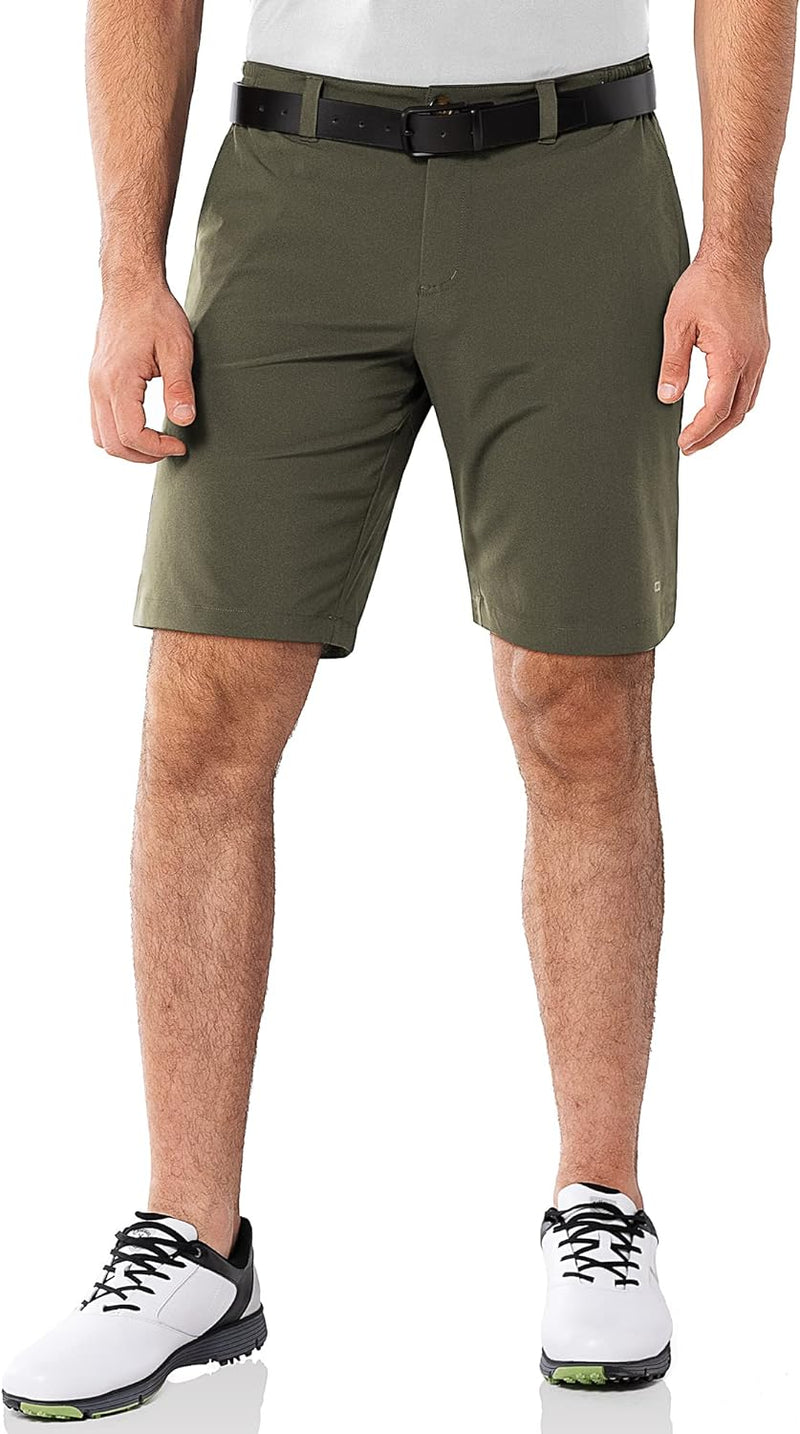 33,000ft Herren Golf Shorts UPF 50+ Stretch Shorts Leichte Schnelltrocknende 9" Bermuda Shorts Kurze