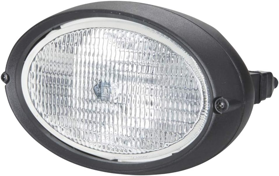 HELLA - Halogen-Arbeitsscheinwerfer - Oval 100 - 12V - Anbau/geschraubt - für waagerechte Befestigun