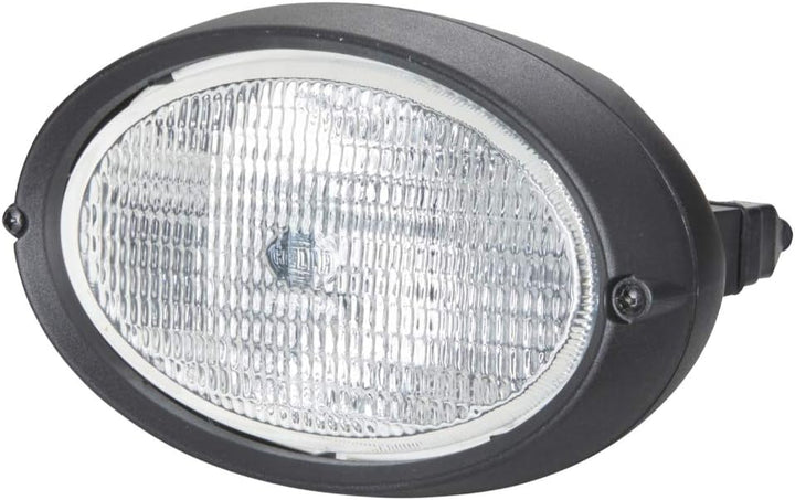 HELLA - Halogen-Arbeitsscheinwerfer - Oval 100 - 12V - Anbau/geschraubt - für waagerechte Befestigun