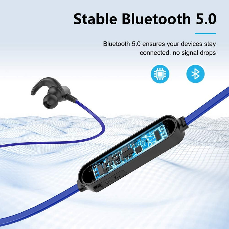 Bluetooth-Kopfhörer, kabellose Bluetooth-Kopfhörer, Bluetooth-Kopfhörer mit CVC 8.0, eingebautes Mik