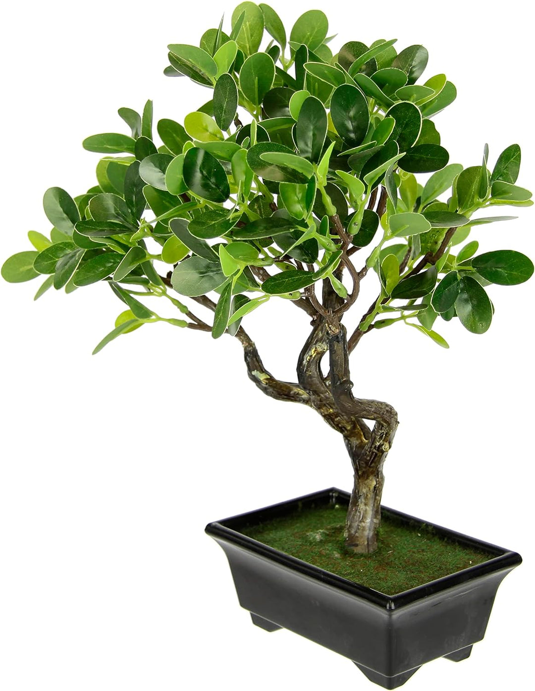 Bonsai Baum in Schale Kunstbonsai Kunstbaum Dekobaum künstlich Japanische Kunstpflanze Grünpflanze D